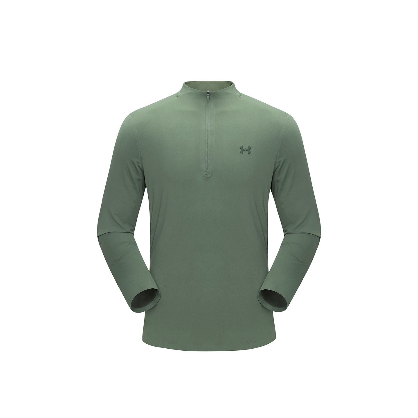 

Футболка с длинным рукавом солнцезащитная одежда для мужчин Under Armour, серо-зеленый