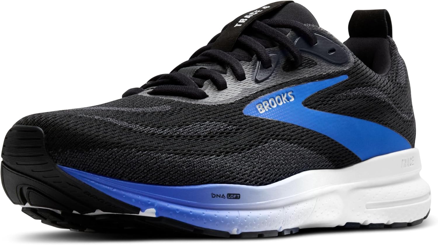 

Мужские нейтральные беговые кроссовки Brooks Trace 4, белый/черный