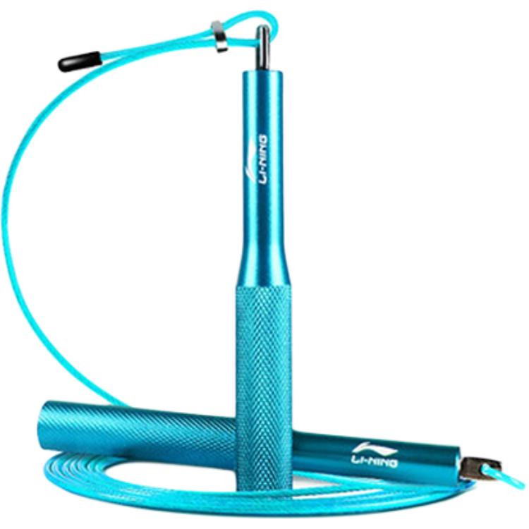 

Фитнес-тренинг неучтенная скакалка для взрослых Steel Wire+PU, алюминиевый сплав контроллер, длина шнура 3м LINING, синий