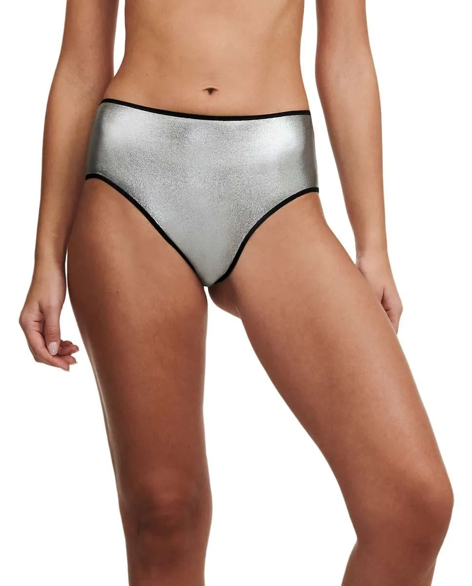 

Высокие трусики из металлизированной ткани Gold X line CHANTELLE X, серебряный