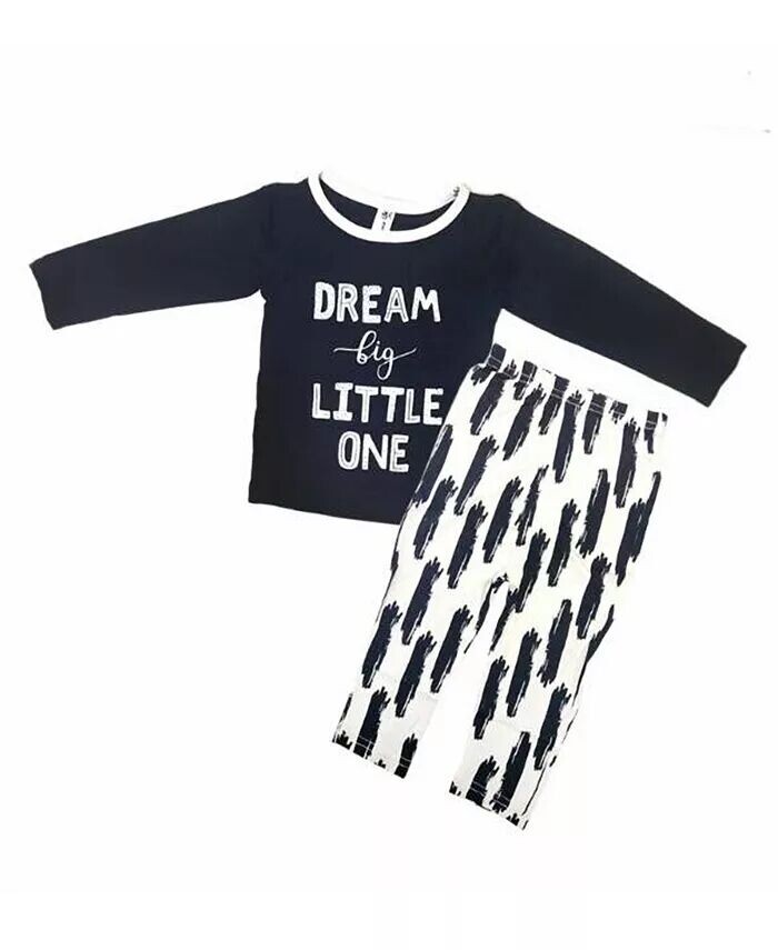 

Пижамы для мальчиков и девочек-малышей Earth Baby Outfitters, серый