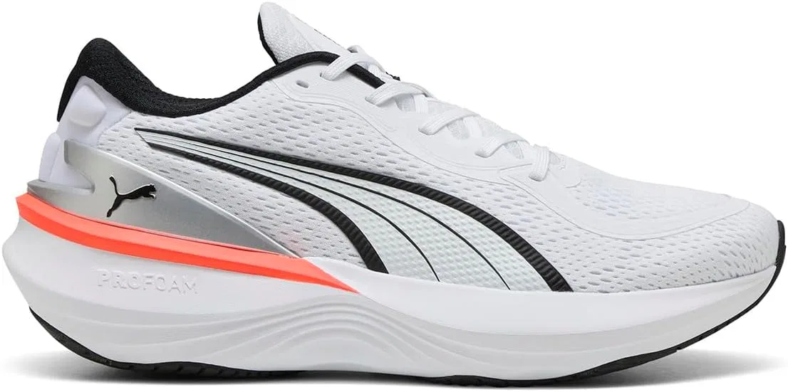 Кроссовки PUMA Scend Pro 2 унисекс для взрослых, белые/красные, блестящие — фото 2