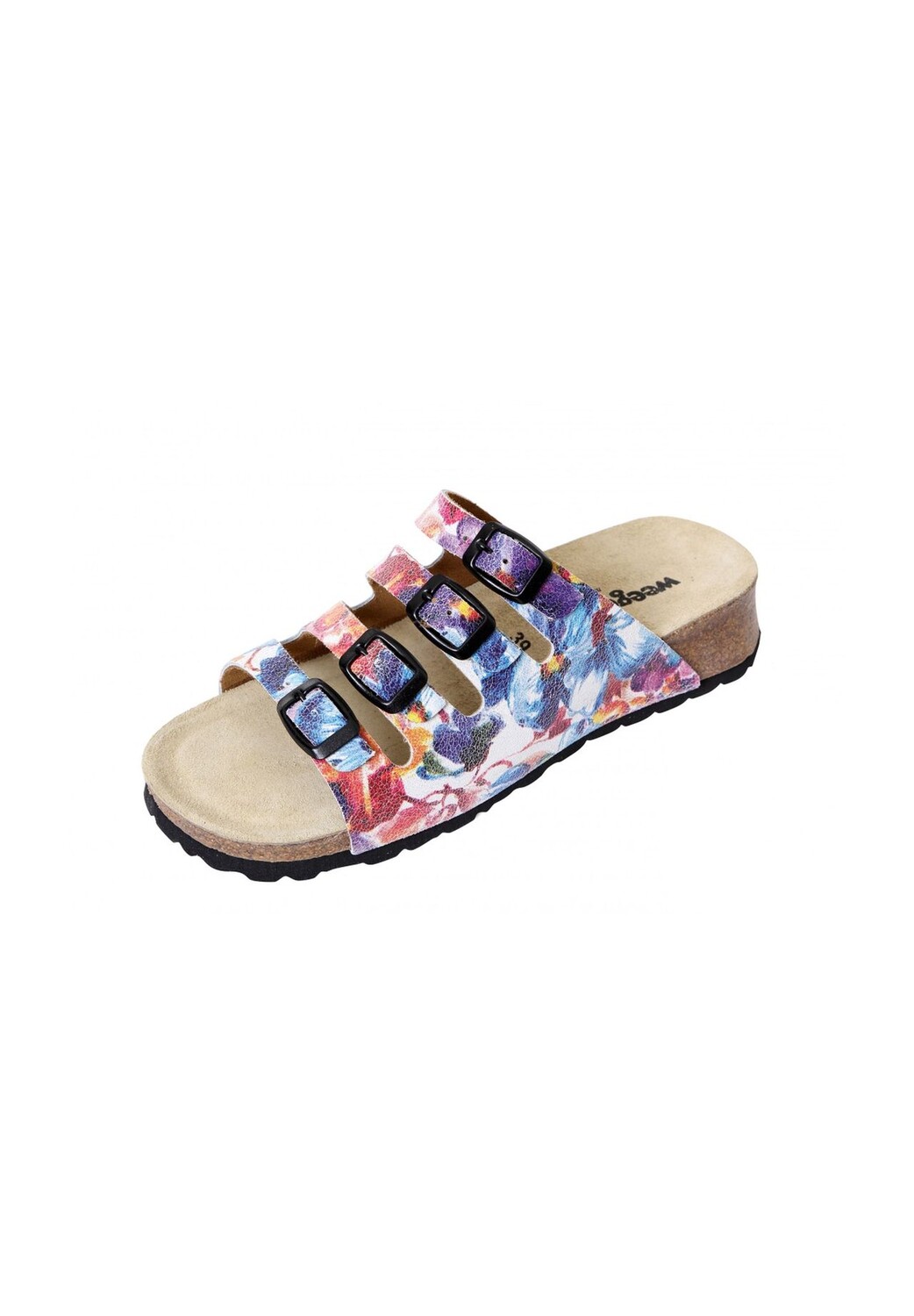 Мюли на танкетке Schuhmode Weeger, цвет Blume