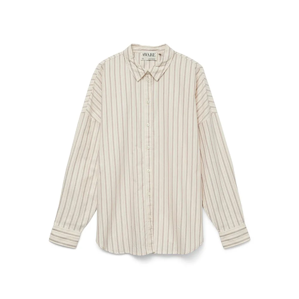 

Рубашка с длинным рукавом Vero Moda Awparis, бежевый
