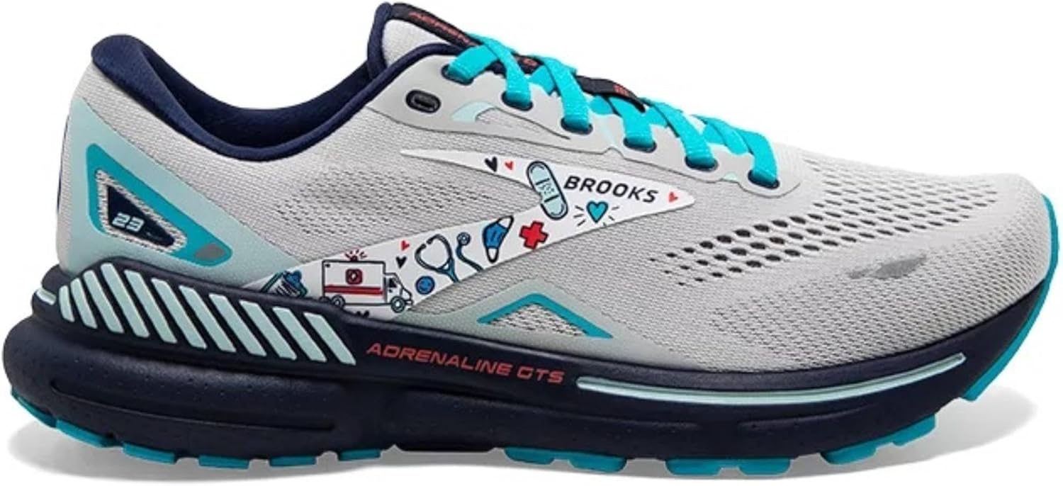 

Мужские беговые кроссовки Brooks Adrenaline GTS 23 с поддержкой, красный/синий/серый