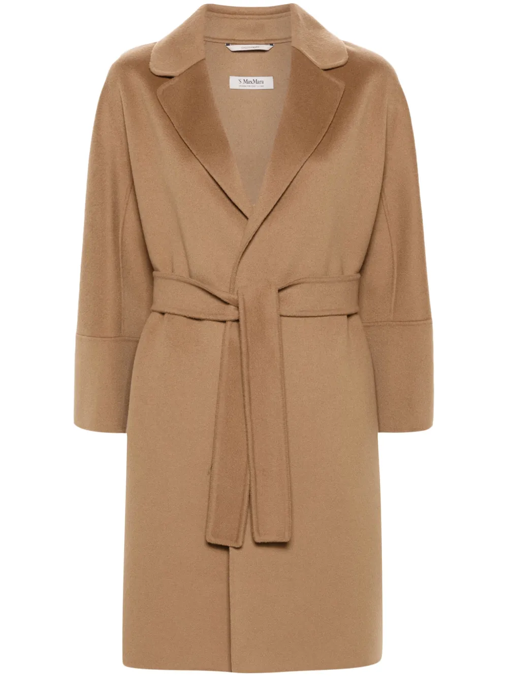 

Пальто Arona из вирджинской шерсти с поясом 'S Max Mara, коричневый