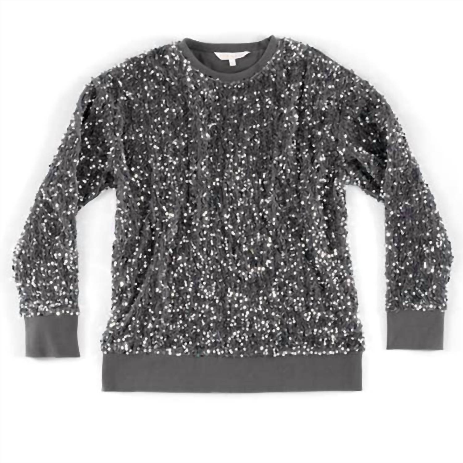 

Женская толстовка Fiesta с серебристыми пайетками Shiraleah, цвет silver sequin