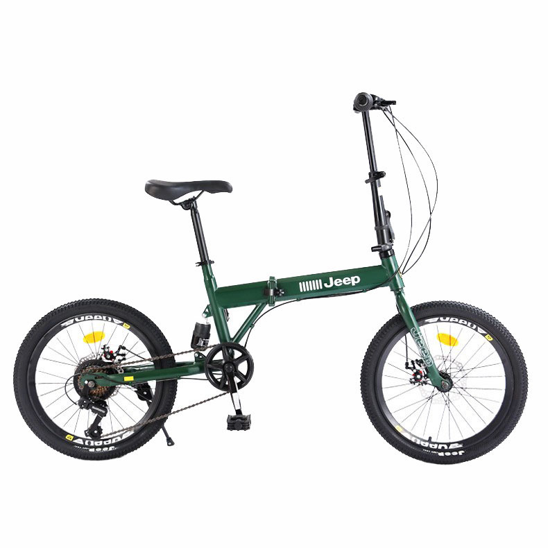 

Горный велосипед для лесных троп High Carbon Steel Disc Brake Folding Bicycles Commute Teenagers 20 дюймов Jeep