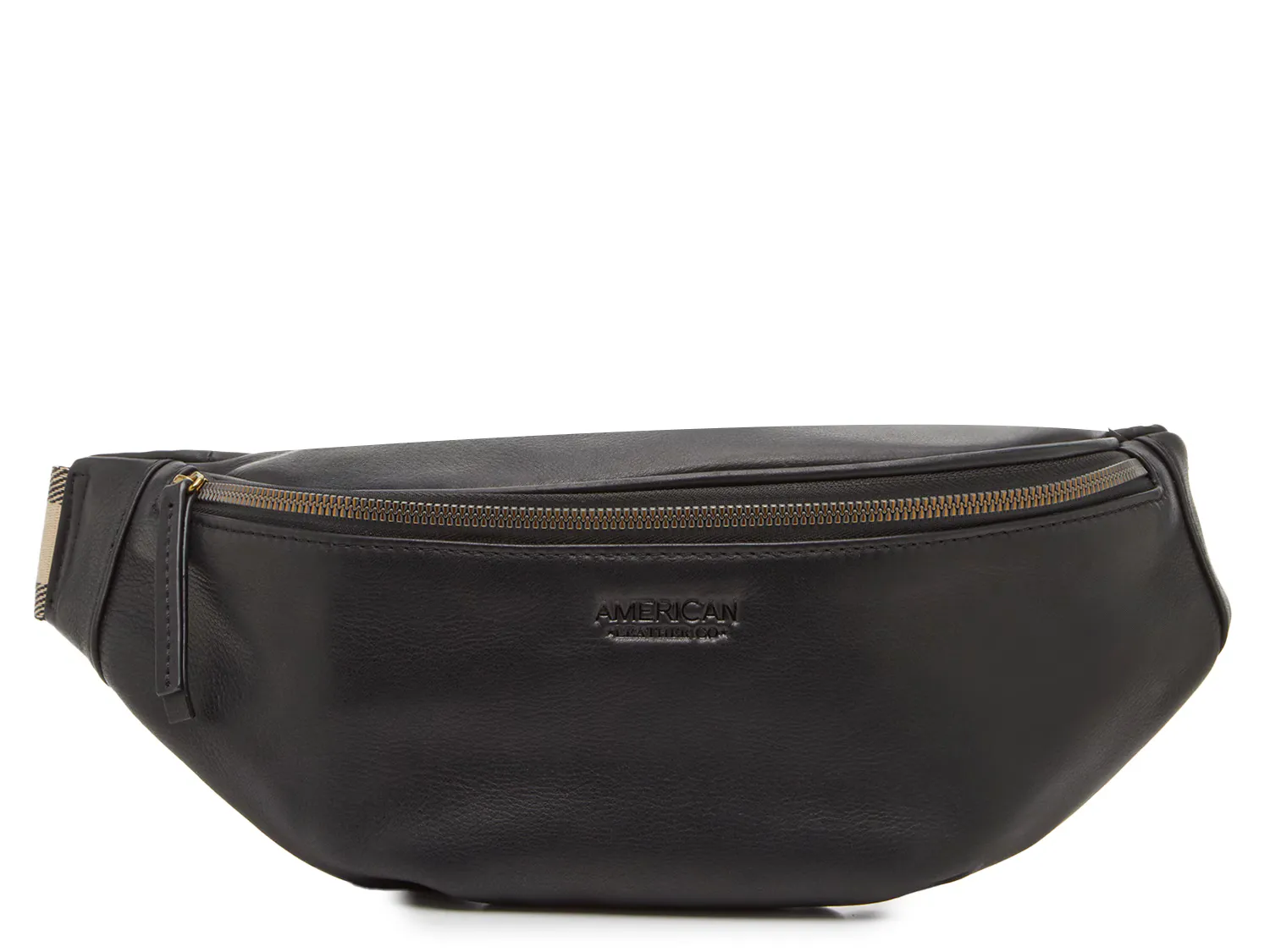 

Кожаная поясная сумка American Leather Co., черный