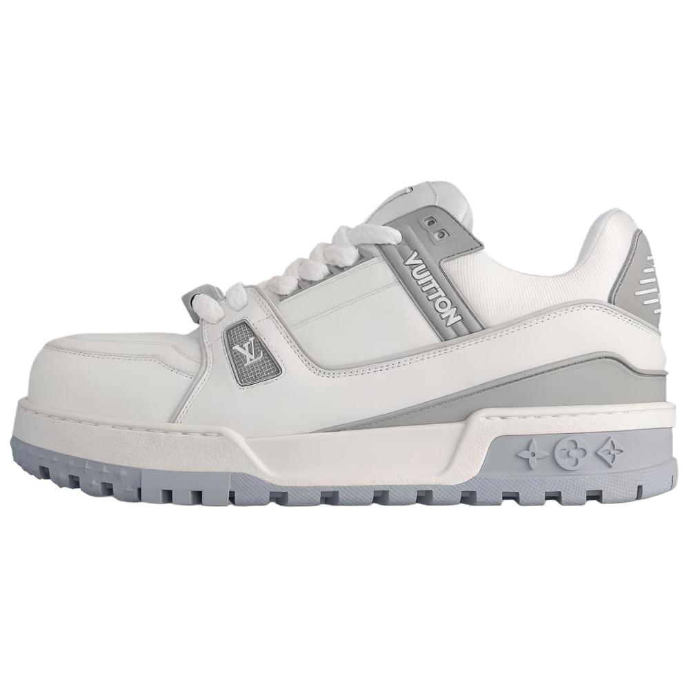 LOUIS VUITTON Кроссовки для скейтбординга Trainer Maxi Little Jigglypuff Low, женские, белые, серые