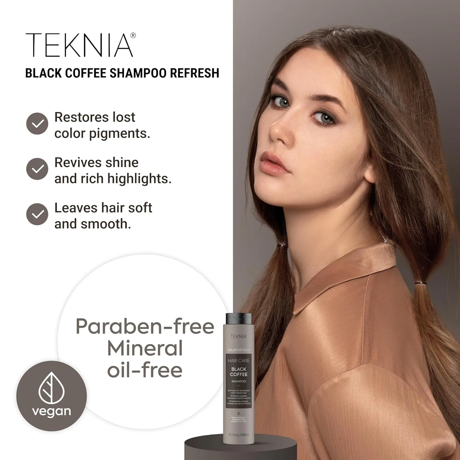 Шампунь LAKMÉ Teknia Color Refresh, шампунь для окрашивания волос., Black Coffee — фото 2