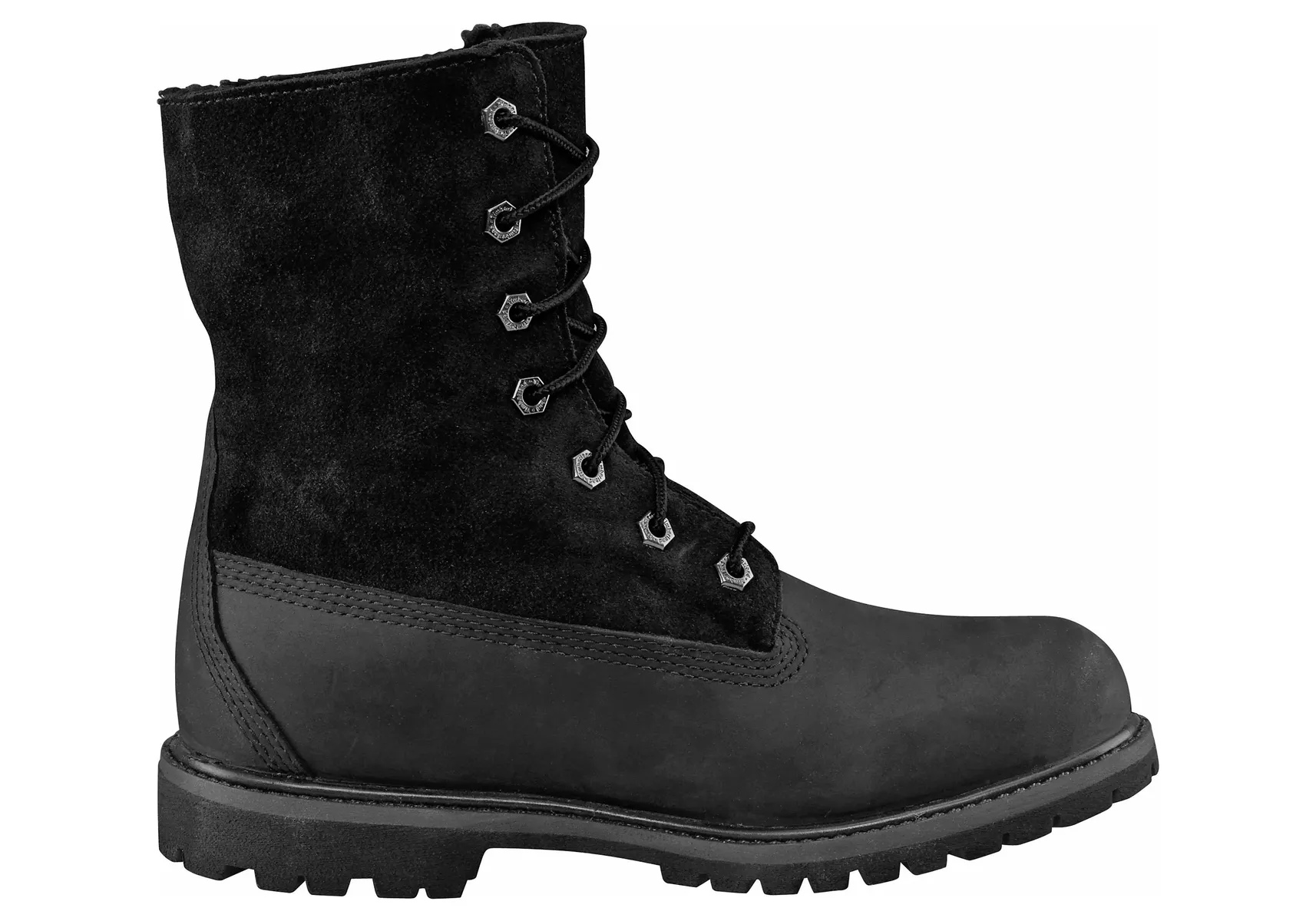 Ботинки зимние Timberland Authentics на шнуровке, черный — фото 3