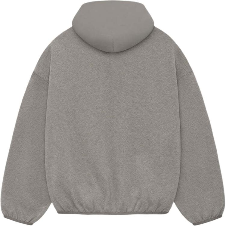 Толстовка с капюшоном из нейлонового флиса Core Collection Fear Of God Essentials, серый — фото 2