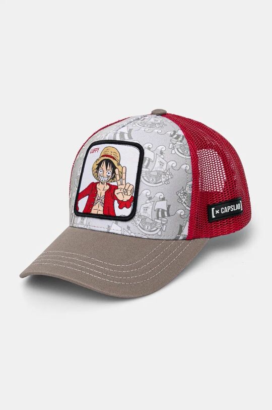 

Детская бейсболка One Piece Trucker Capslab, серый