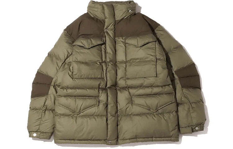 

Пуховик мужской хаки зеленый The North Face Purple Label