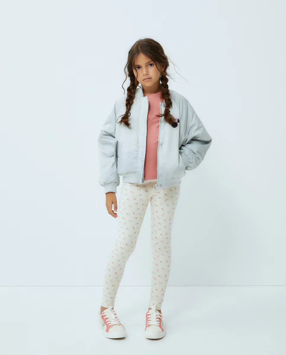 

Легкие леггинсы с цветочным принтом для девочек Kids El Corte Inglés, белый