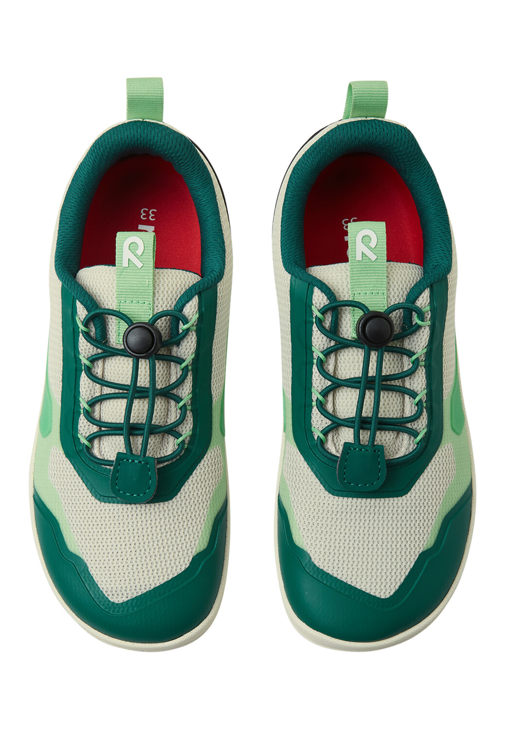 Низкие кроссовки Reima Barfußschuhe Tallustelu, цвет Light Green — фото 3