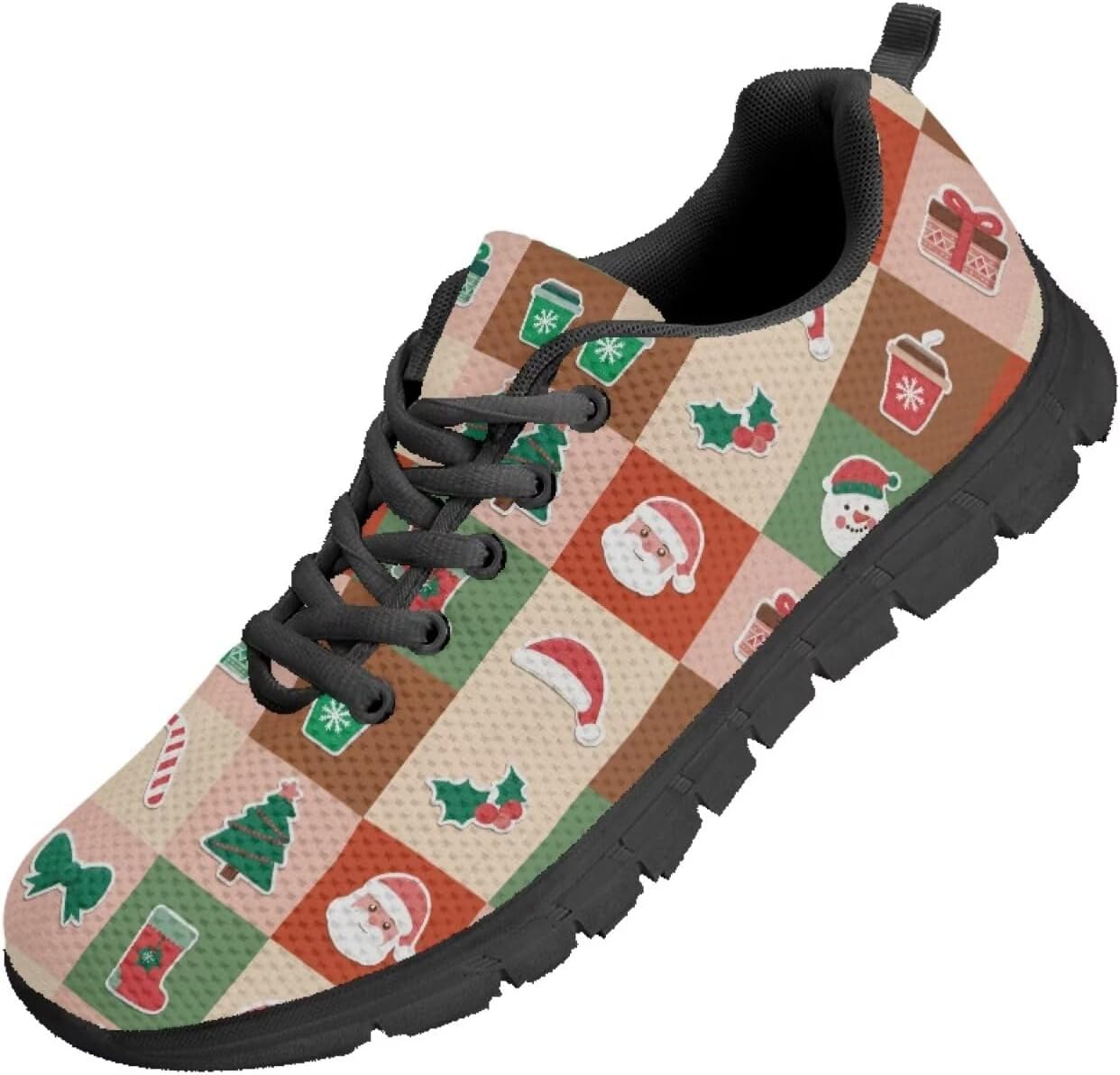 

Мужские кроссовки Funnydude с забавным принтом, повседневные обувь для ходьбы, весенние кеды для тренировок, Merry Christmas