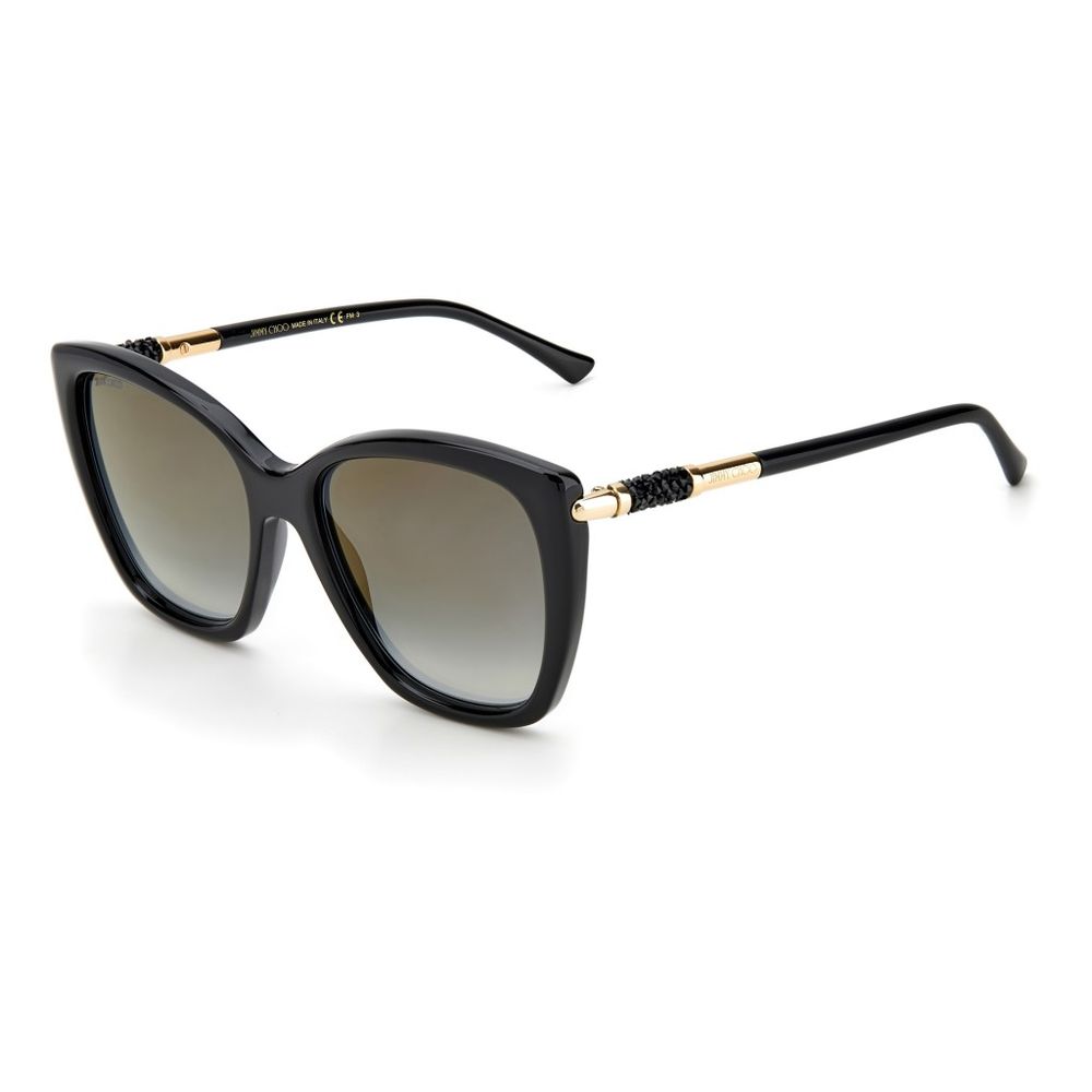 

Черные пластиковые солнцезащитные очки Jimmy Choo Eyewear
