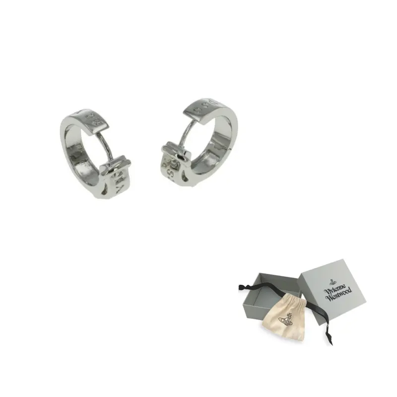 

Серебряные серьги из латуни Women's Silver Vivienne Westwood, серебряный