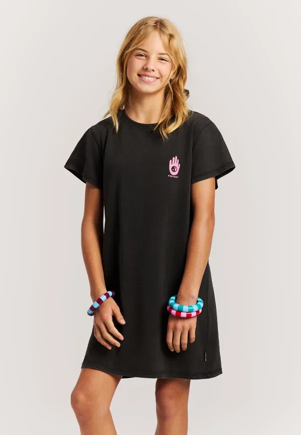 Платье Protest Ilonka jr jersey dress, черный — фото 3