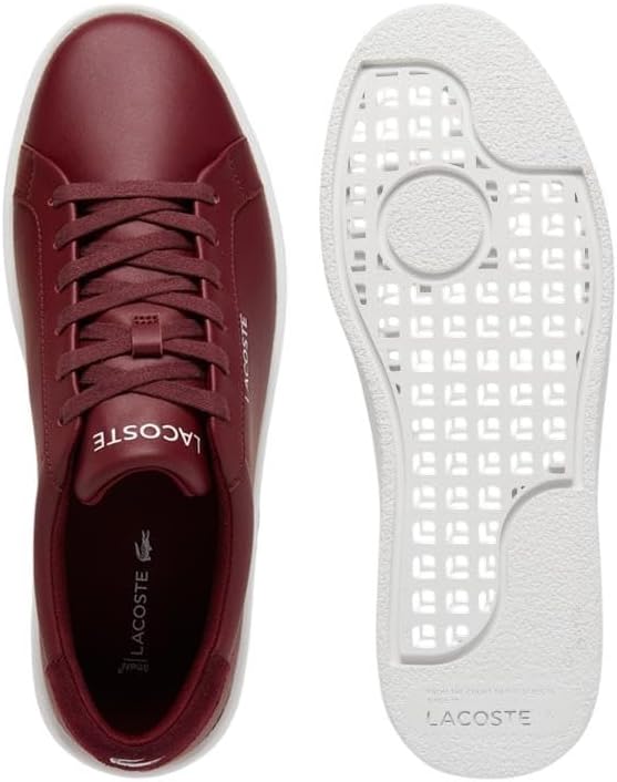 Мужские кроссовки Lacoste Courtderby, белый/бордовый — фото 4