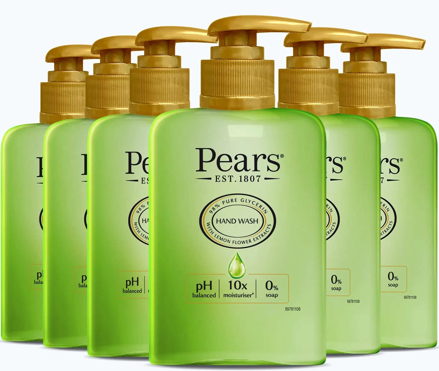 Жидкое мыло для рук Pears Soft & Fresh с экстрактом цветков лимона Pears