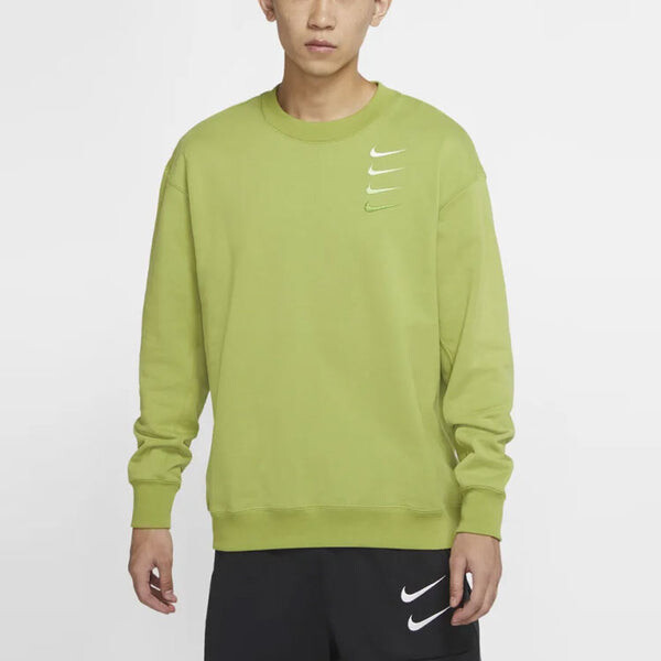 Толстовка NikeSwoosh Sportswear French Terry Men Green, зеленый — фото 4