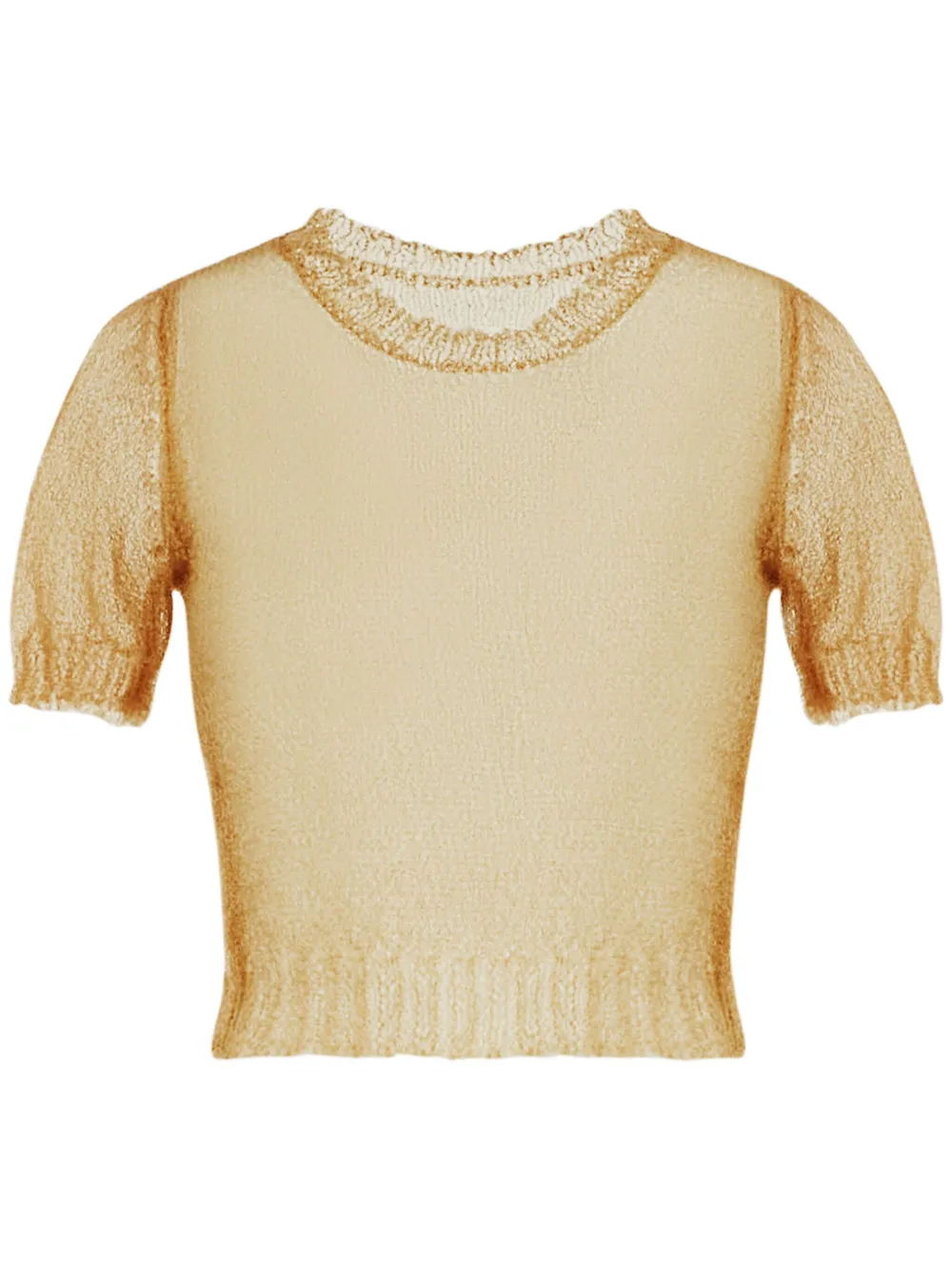 

Прозрачный топ MAISON MARGIELA, нейтральный