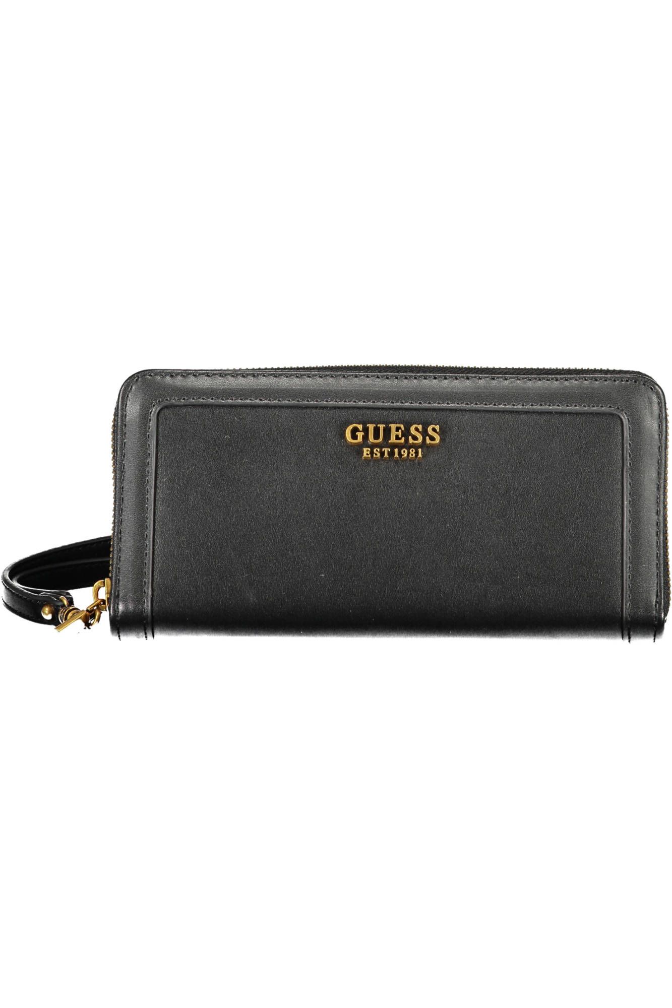 

Черный женский кошелек из полиуретана Guess Shoes
