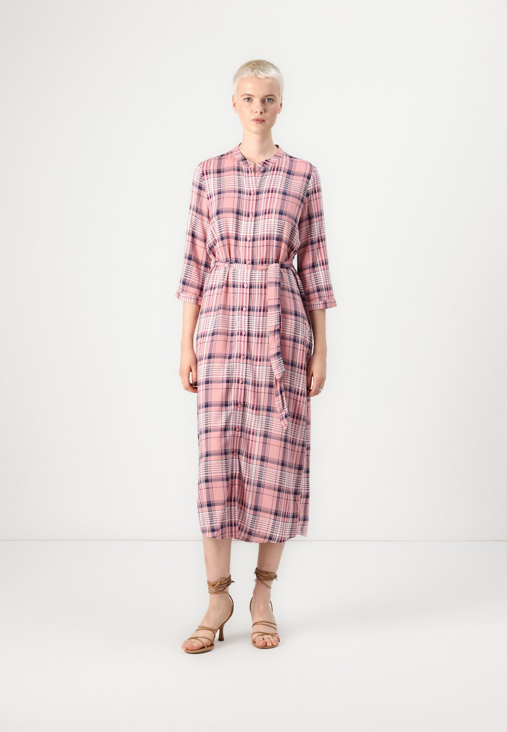 

Платье-рубашка VMCAMILLO CHECK SHIRT DRESS Vero Moda, фуксия