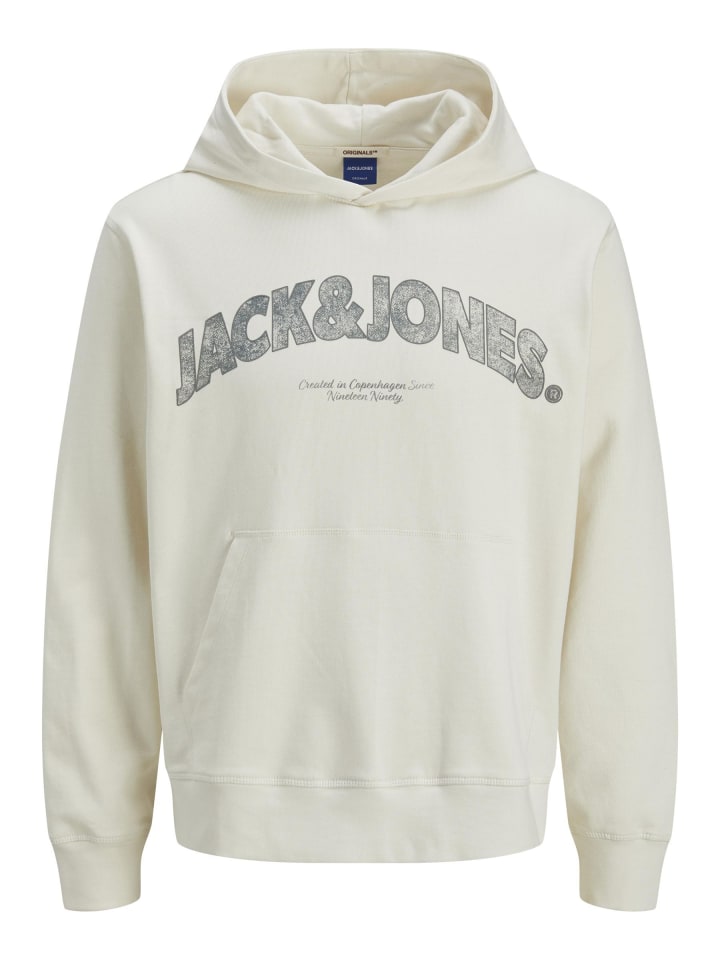 

Толстовка с капюшоном Jack & Jones, античный белый