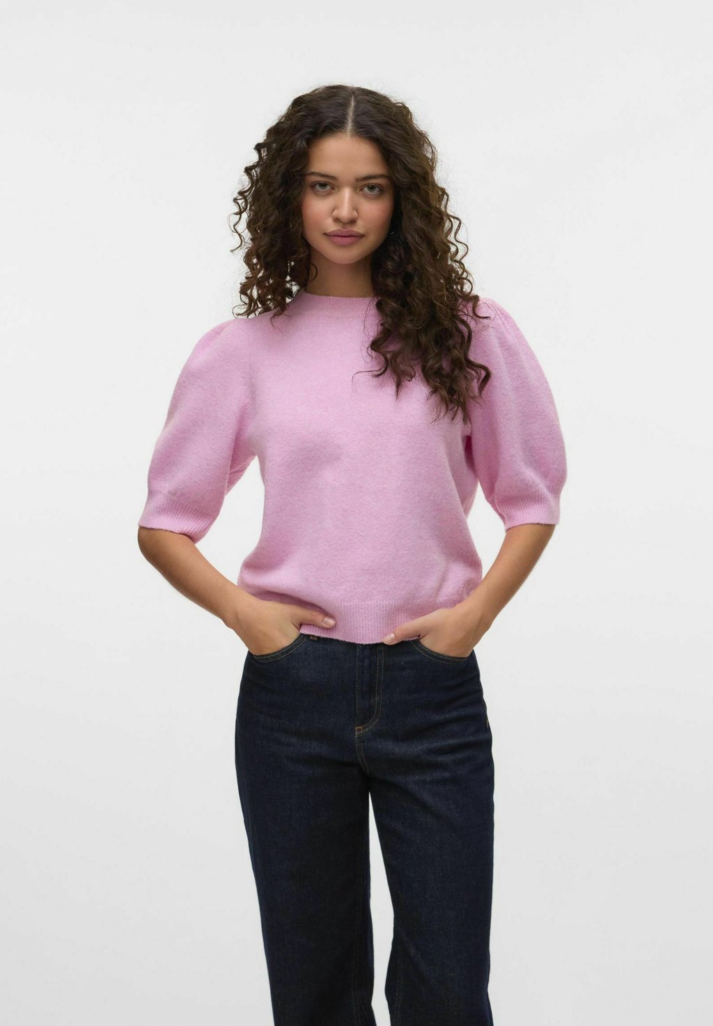 

Базовая футболка VMDOFFY O NECK Vero Moda, розовый