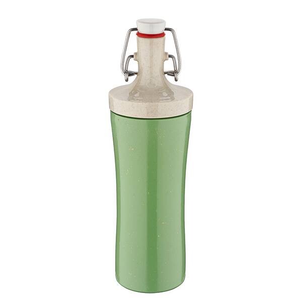 

Питьевая бутылка Koziol Plopp To Go, 7x25x7 см цвет nature leaf green