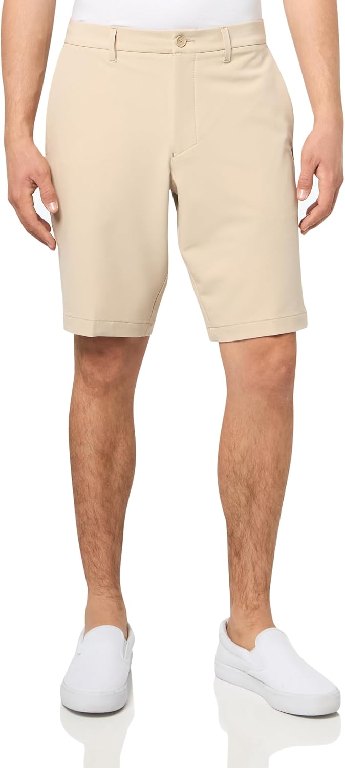 

BOSS Мужские техно-твилловые чинос шорты, Dark Dust