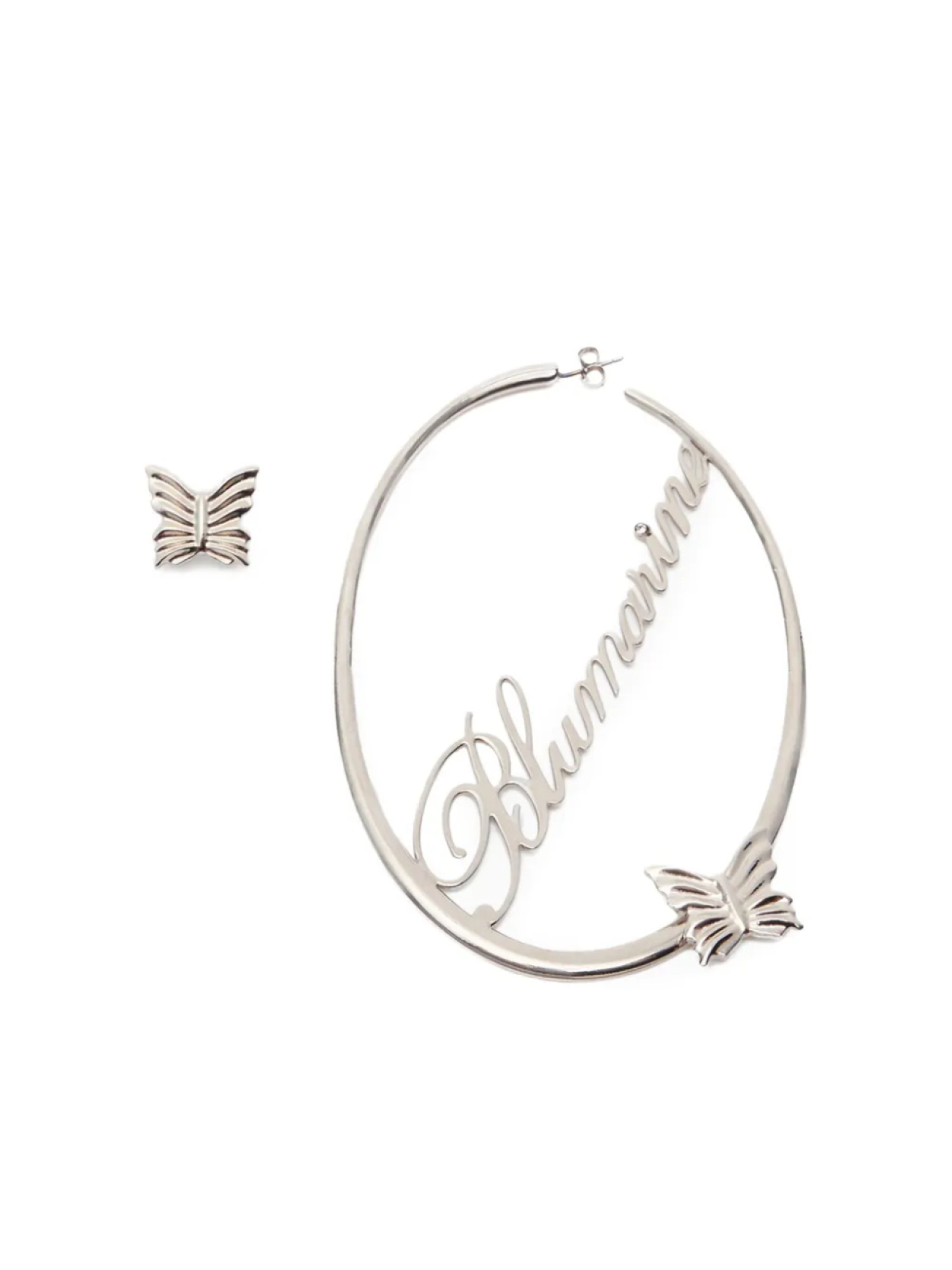 

Серьги с логотипом Blumarine, серебряный