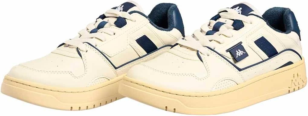 Мужские кроссовки Kappa Authentic Kai 1, белый/синий/желтый/бирюзовый — фото 2