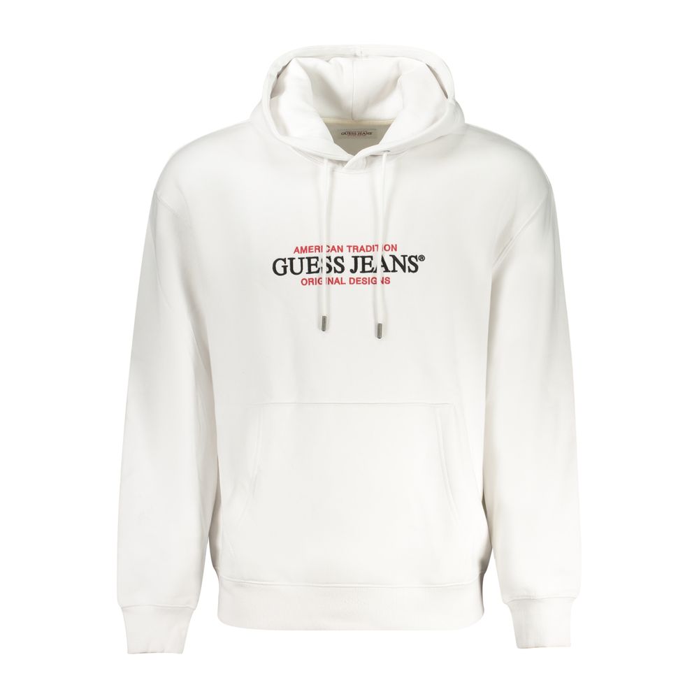 

Белый хлопковый свитер Guess Shoes
