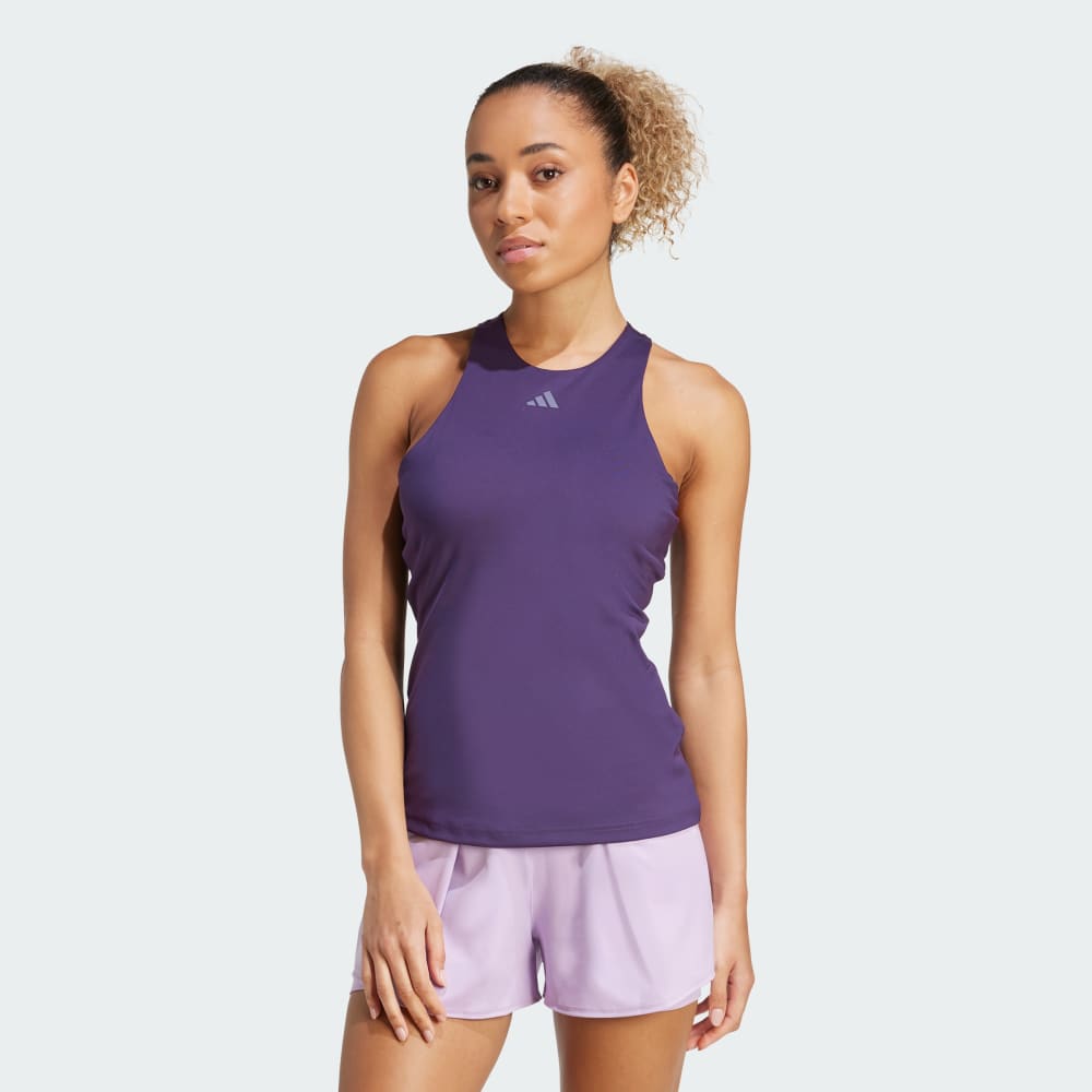 

Спортивный топ Adidas Tennis Climacool Y-Tank Top, цвет Aurora Plum