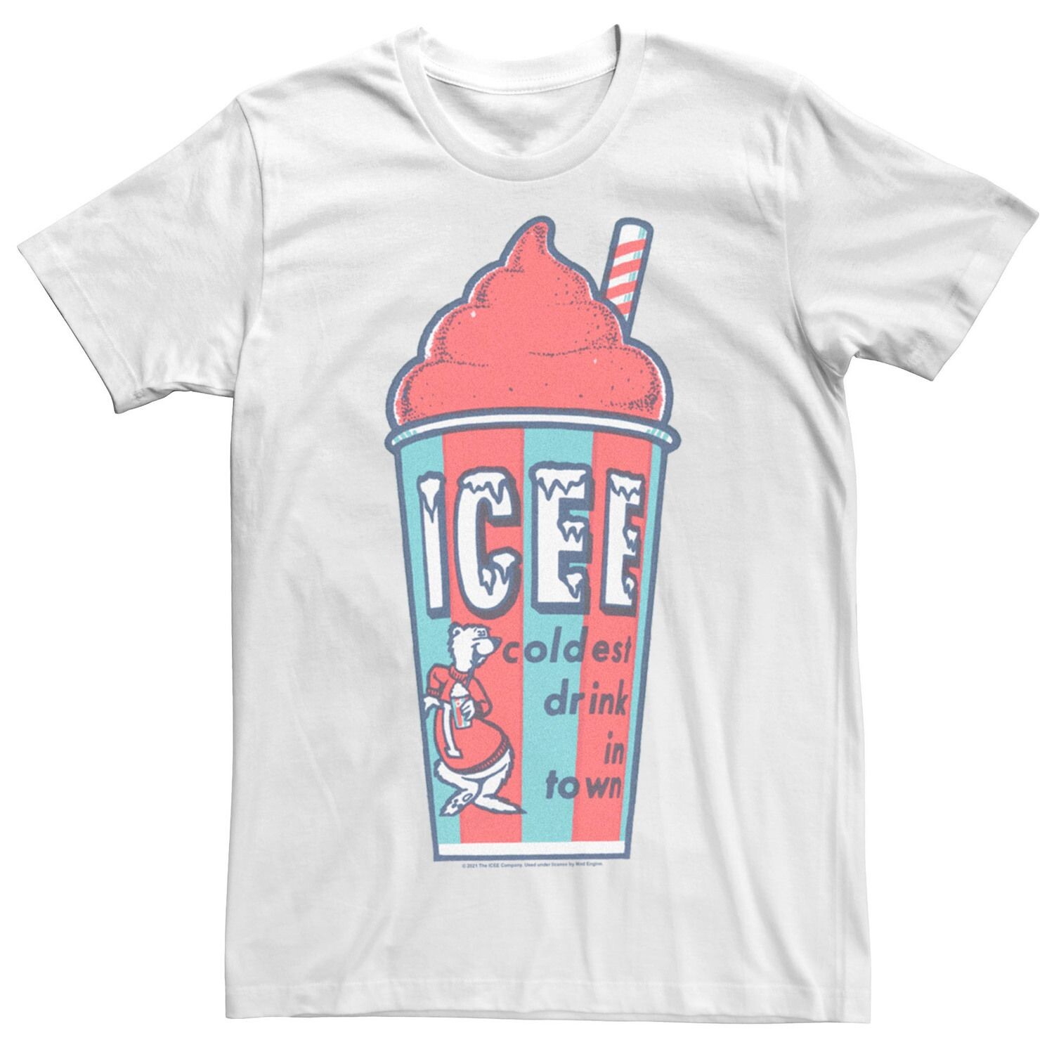 

Мужская футболка Icee Vintage Cup с портретом Licensed Character