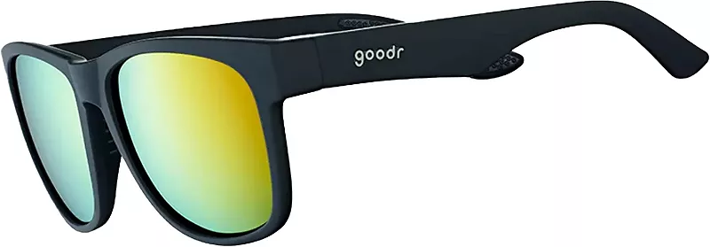 

Солнцезащитные очки Goodr Beelzebub's Bourbon Burpees, цвет Black Frame Grn/Yllw Lens