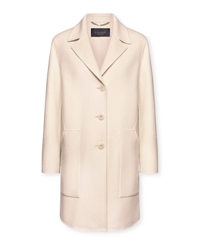 

Пальто из двухслойной ткани, сшитое на заказ Elena Mirã², бежевый