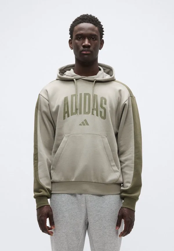 

Толстовка с капюшоном в университетском стиле Adidas Sportswear, Silver-Coloured Pebble/Olive Strata, Красный, Толстовка с капюшоном в университетском стиле Adidas Sportswear, Silver-Coloured Pebble/Olive Strata