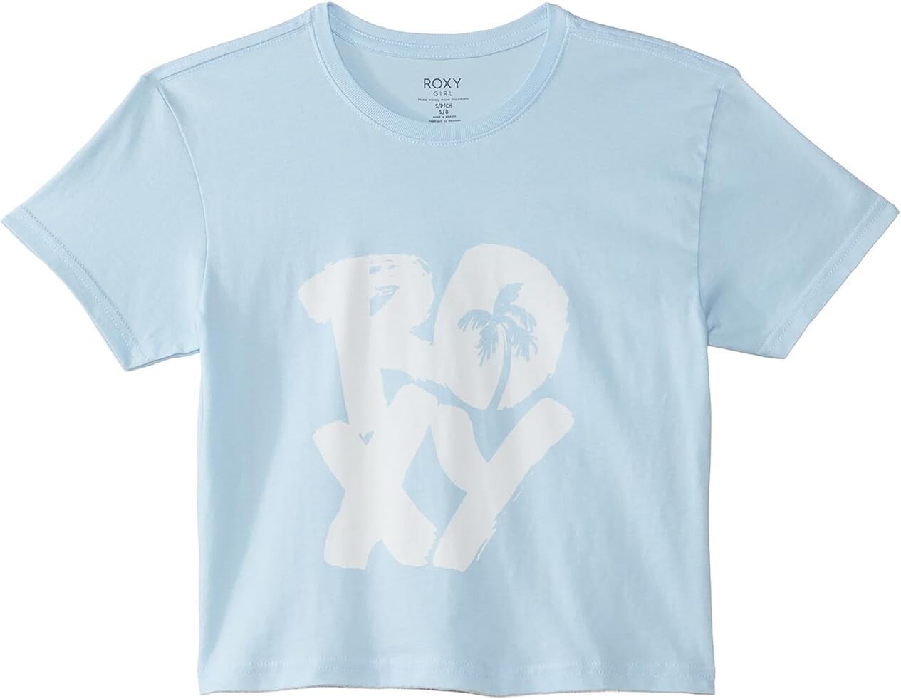 

Футболка Roxy Stoked Spirit Oversized Boyfriend T-Shirt, цвет Clear Sky