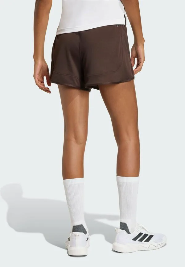 Спортивные шорты pacer essentials с высокой талией Adidas Performance, Aurora Coffee White — фото 2
