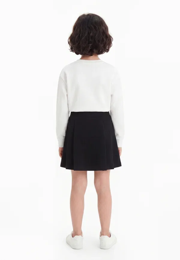 Юбка мини Kids teens punto milano wrap skirt Guess, черный — фото 2