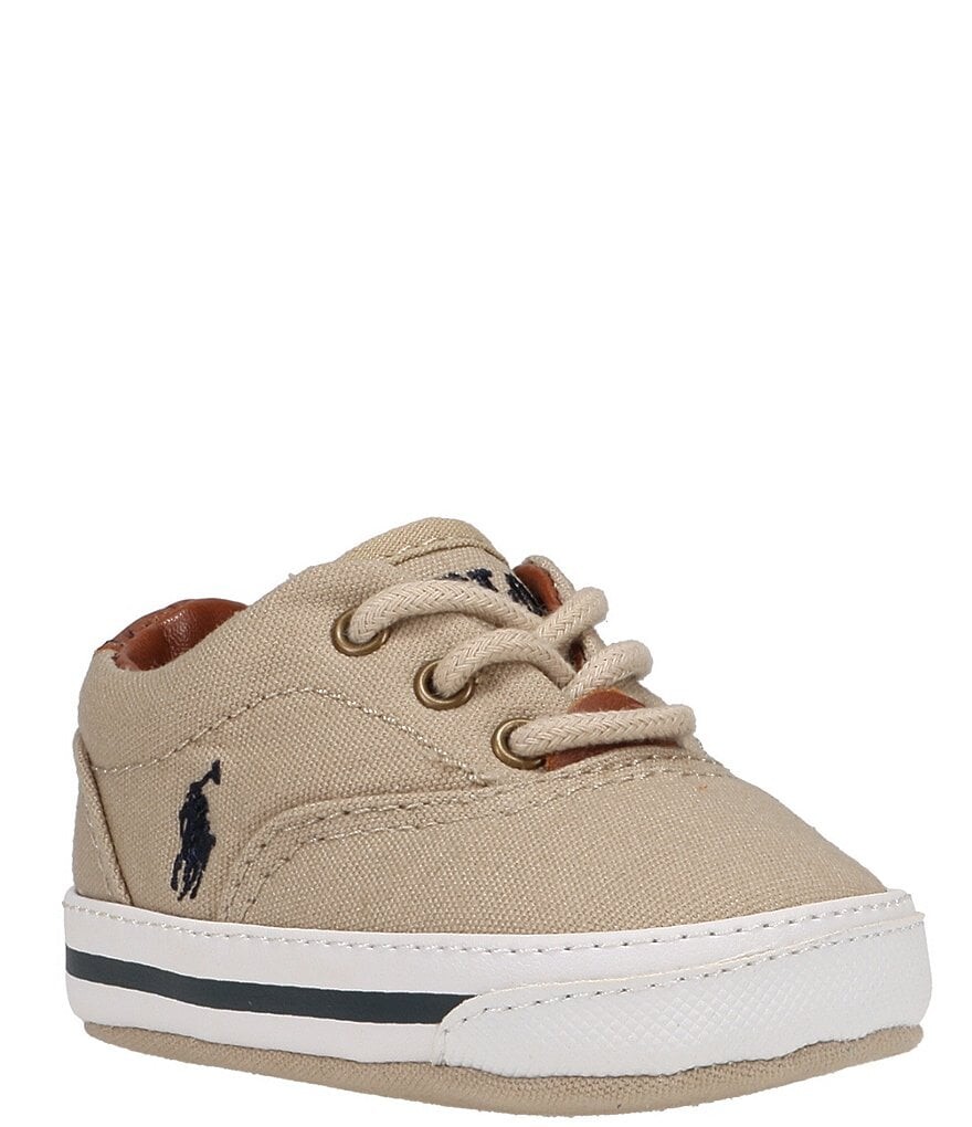 

Холщовые кроссовки Polo Ralph Lauren для мальчиков Vaughn (для младенцев), бежевый