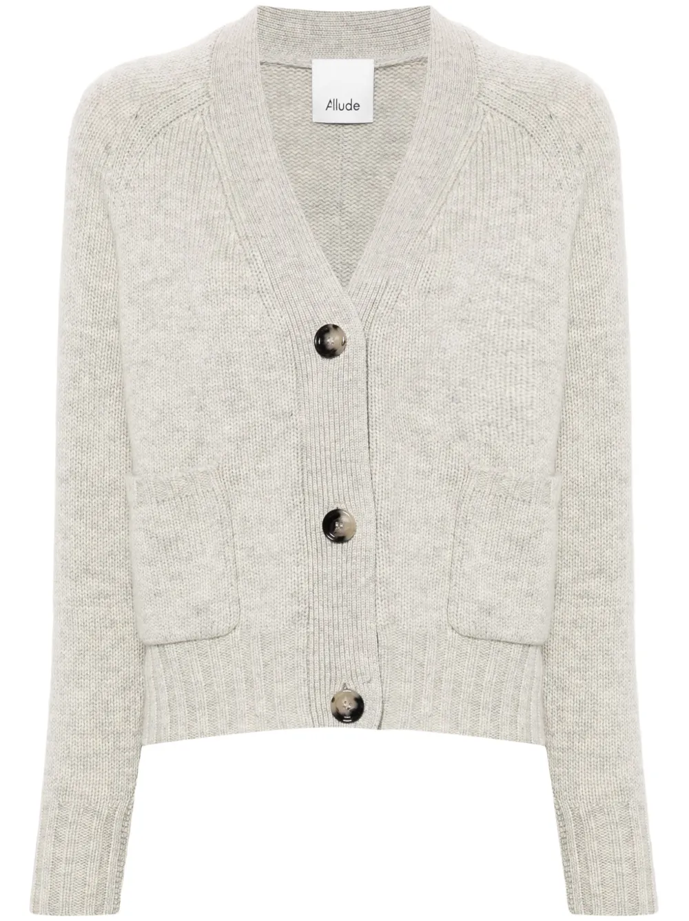 

Кардиган с V-образным вырезом Allude, серый