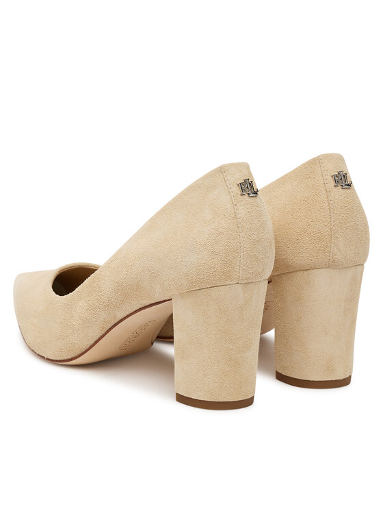 Туфли-лодочки Kingad 802967743003 Lauren Ralph Lauren, бежевый — фото 3