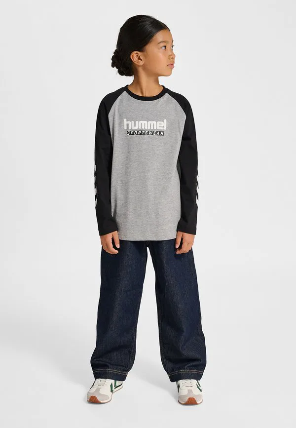 Топ с длинными рукавами Hummel, Grey Melange
